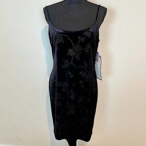 NWT Harlem Nites Black Dress Size 14